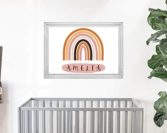 Impresión de nombre personalizado, Impresión de nombre de bebé, Arte de pared de guardería, Regalo de bebé de nombre personalizado, Arte de pared imprimible, Decoración de pared de guardería, Imprimible personalizado