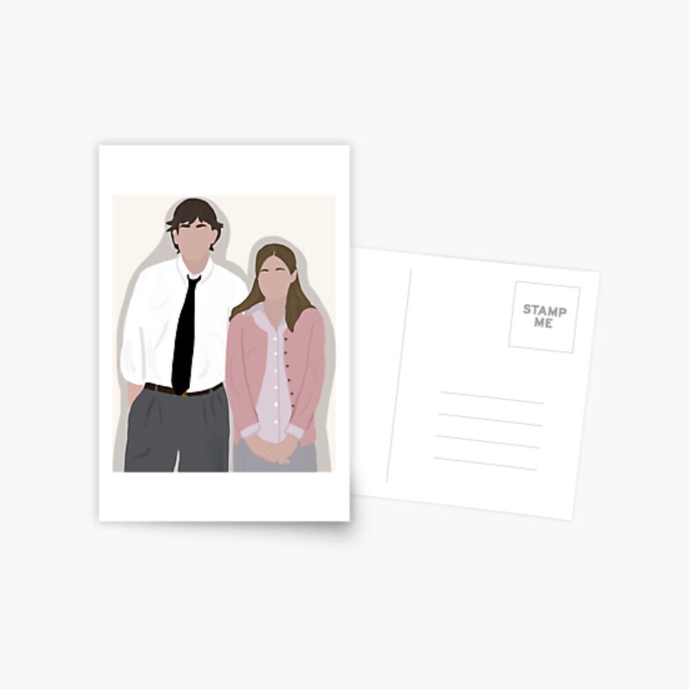 Jim &amp; Pam Digital Print - Etsy