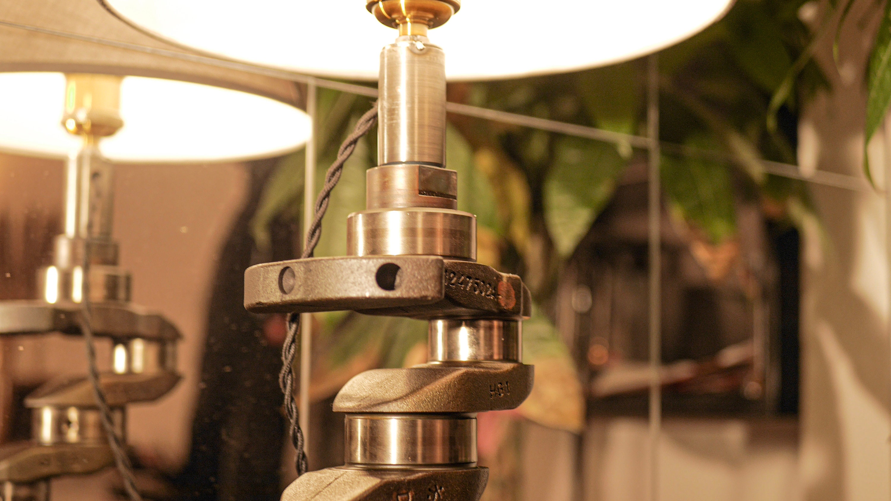 Crankshaft Lamp Lamps for Motor Fans Upcycling Lighting Etsy