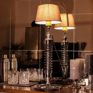 Suspension lamp - Motorcycle | Upcycling lamp | Lamp for motor fans | Meid