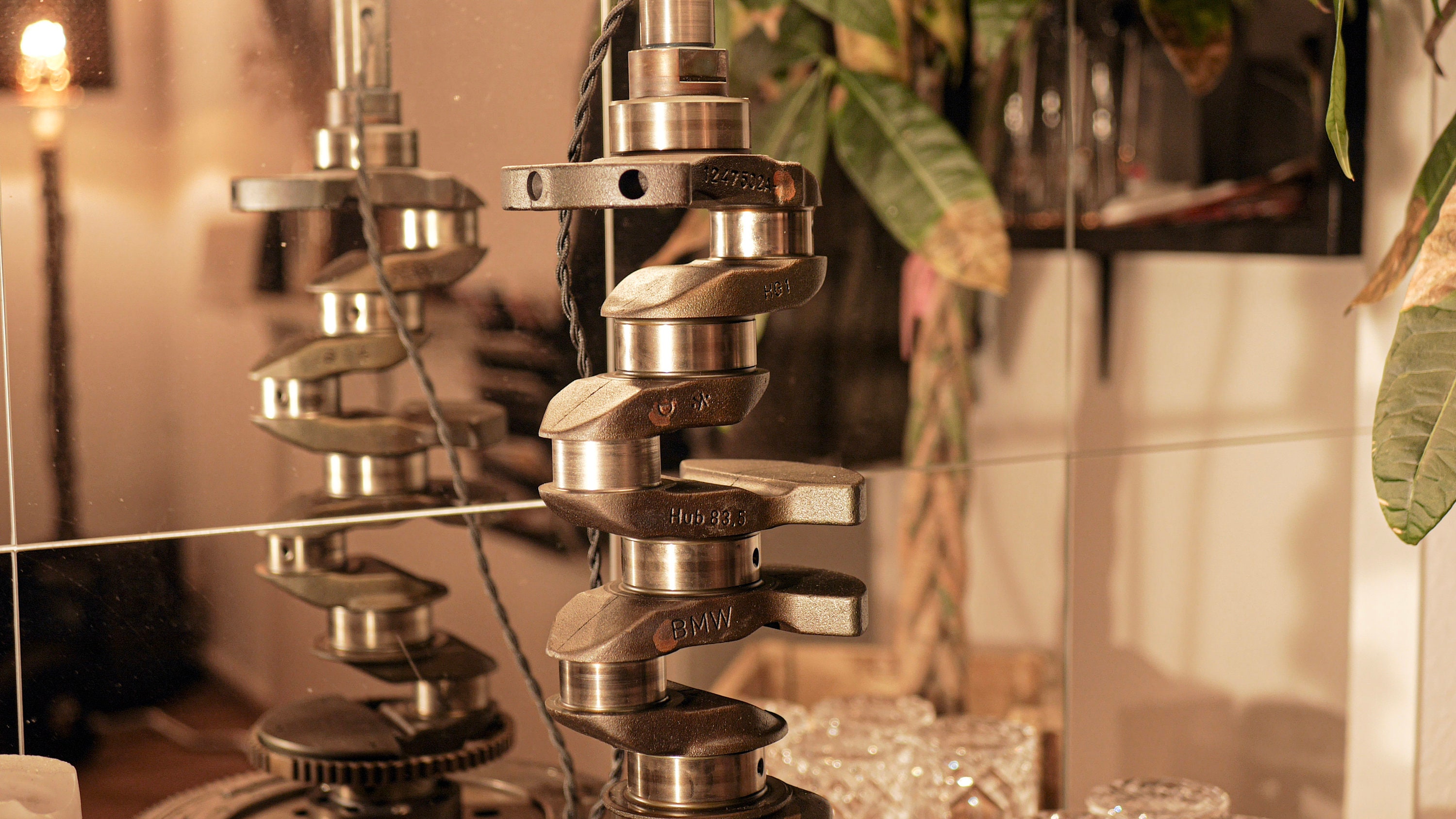 Crankshaft Lamp Lamps for Motor Fans Upcycling Lighting Etsy