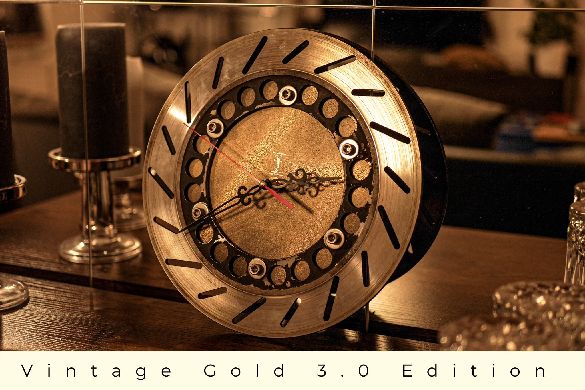 Bremsscheibenuhr - Motorrad (Gold Edition)  Mortal Engines Interior –  Mortal Engines Interior Design