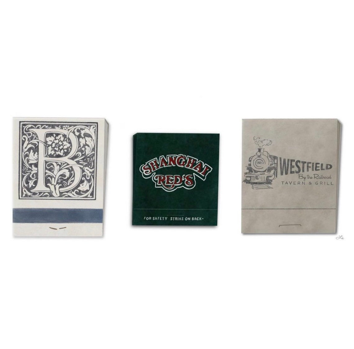 Custom Matchbook Digital Drawingcustom Matchbook Art Custom Etsy