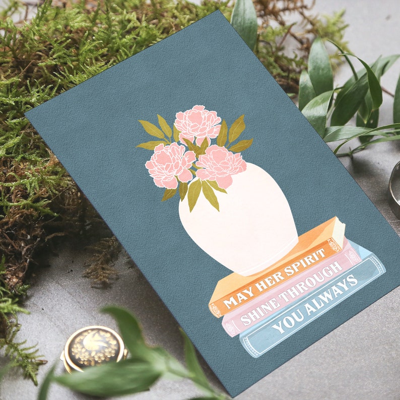 mothers day card for someone who's lost their mother, card for bereaved mother or daughter