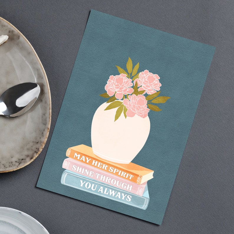 card for someone who's mom died, sympathy greeting card
