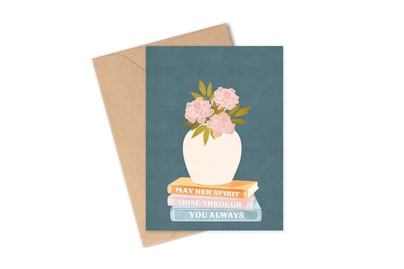 Loss of Mother Card, Mother's Day card, Mom Memorial, Sympathy, Remembrance card, Bereavement card, Memorial, Grief Condolence Gift