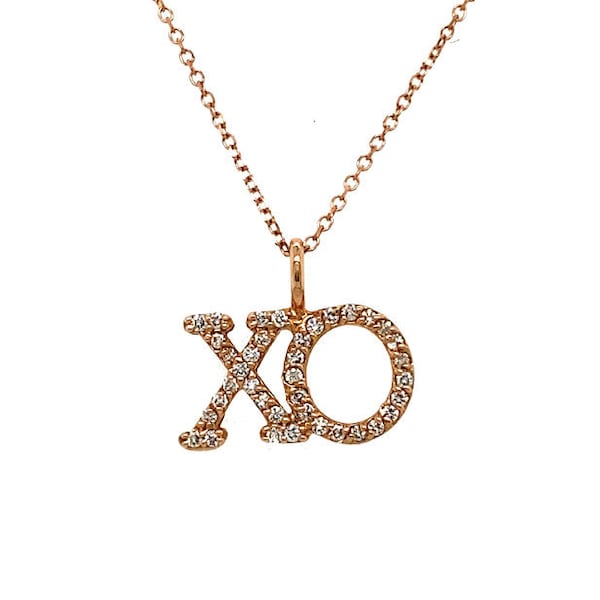 X and o gold necklace Clearance