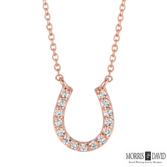 DIAMOND HORSESHOE NECKLACE(2XN0457)Pt950 ネックレス｜スター