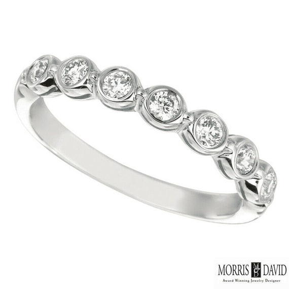 Buy Carat Stone Bezel Natural Diamond Ring Band G SI 14K