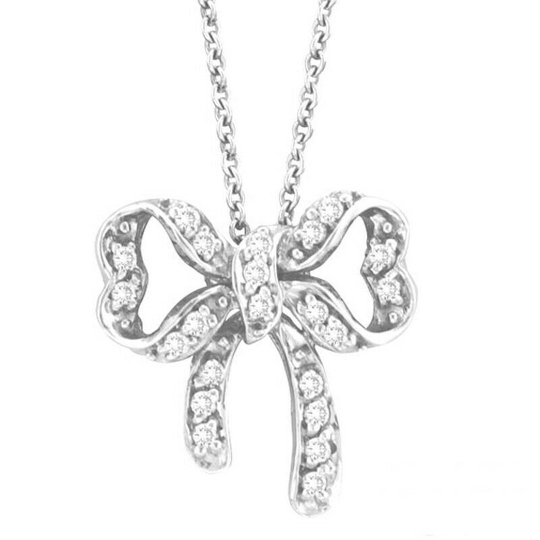 【HYERES LOR】22FW★ Cupid 14K bow dia necklace Cupid's Bow Necklace – Truly Blessed Jewels