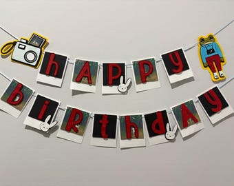 Debi tirar mas fotos - Bad bunny inspired birthday banner