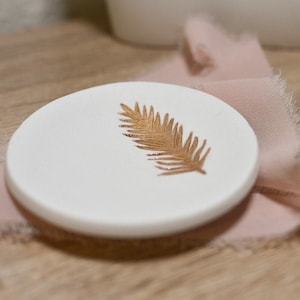 Clay ring dish | handmade clay trinket dish | clay dish minimal | leaf jewelry dish | small catch all tray
