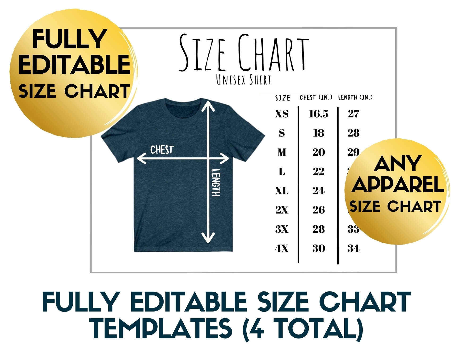 t shirt design size template