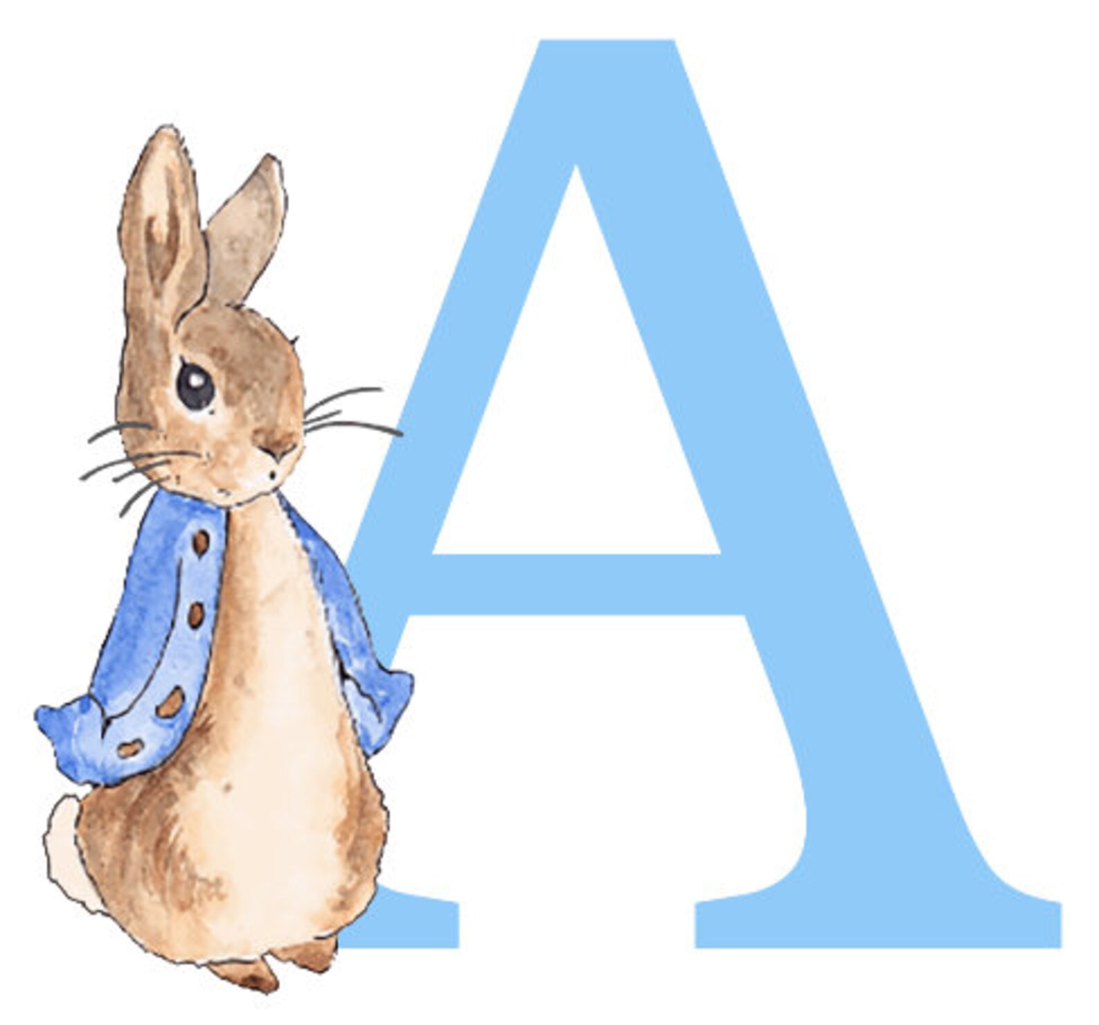 Peter Rabbit Vinyl Decal Sticker Digitally Cut Just Etsy