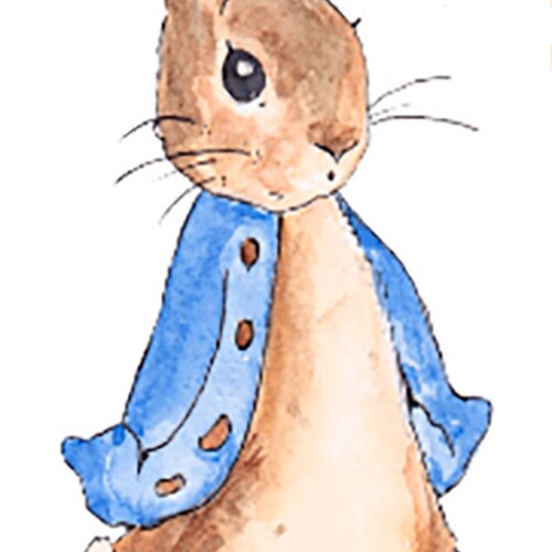 Peter Rabbit Vinyl Decal Sticker Digitally Cut Just Etsy