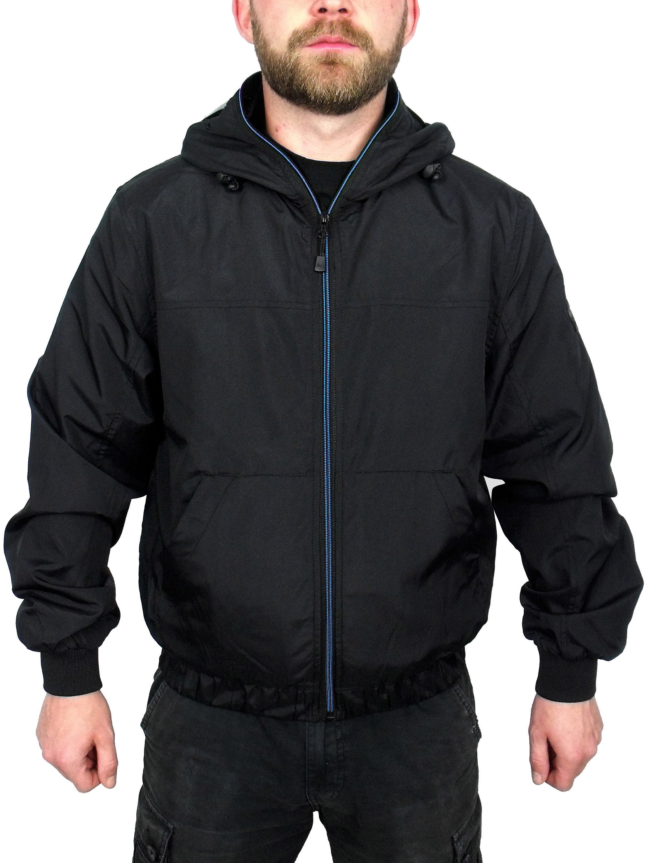 Men's Goggle Jacket Killjoy Windproof Hooded Colour Zipped Etsy