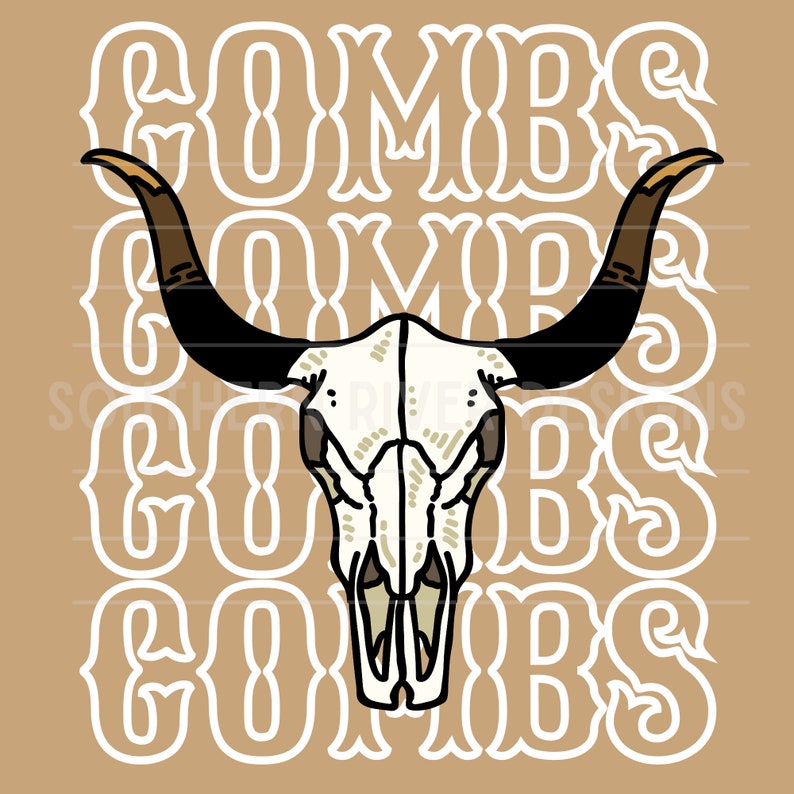 Luke Combs Skull PNG Western Instant Download Etsy