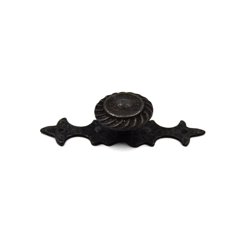Vintage Black Oxide Drawer Knobs Pulls Handles Dresser Knobs Etsy