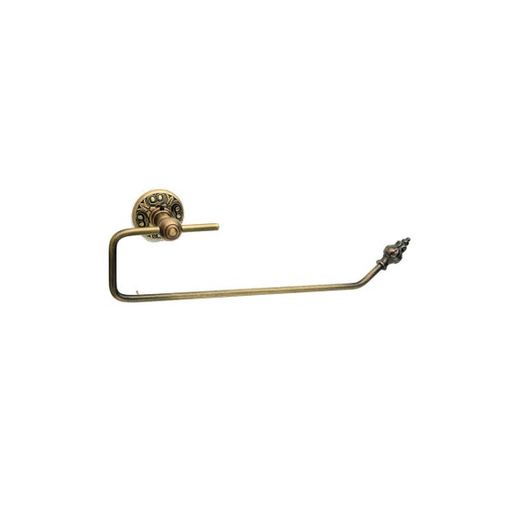 Wall Mount Brass Paper Towel Holder