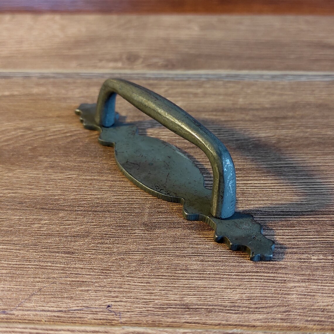 Vintage Solid Brass Rustic Pulls Drawer Pull Handle Etsy