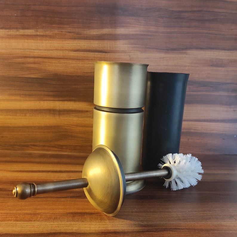 Vintage Toilet Brush Free-standing Handmade Antique All Made | Etsy