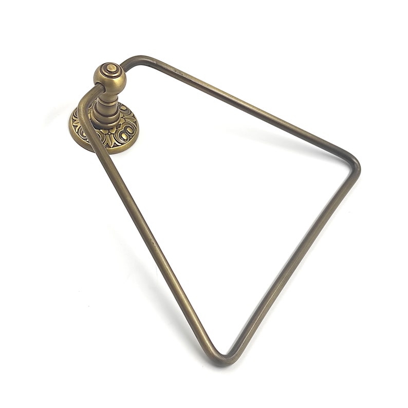 Vintage Triangle Hand Towel Holder Handmade Antique Hand Towel - Etsy