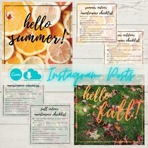 Real Estate IG Posts - Seasons Maintenance Checklist