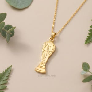 Halsband för FIFA World Cup-trofén 2026, fotbollshänge, smycken för fotbollsfans, sportpresent för män och kvinnor