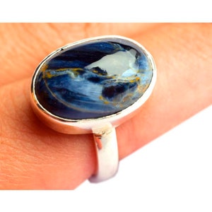 Pietersite Ring in 925 Sterling Silver, Silver Ring, Dainty Ring, Artisan Ring, Sterling Ring, Designer Silver Ring, Boho Ring, Gift Her