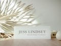 Custom White Acrylic Desk Nameplate | 10" x 3.5" x 1" | Office Decor | Name & Job Title