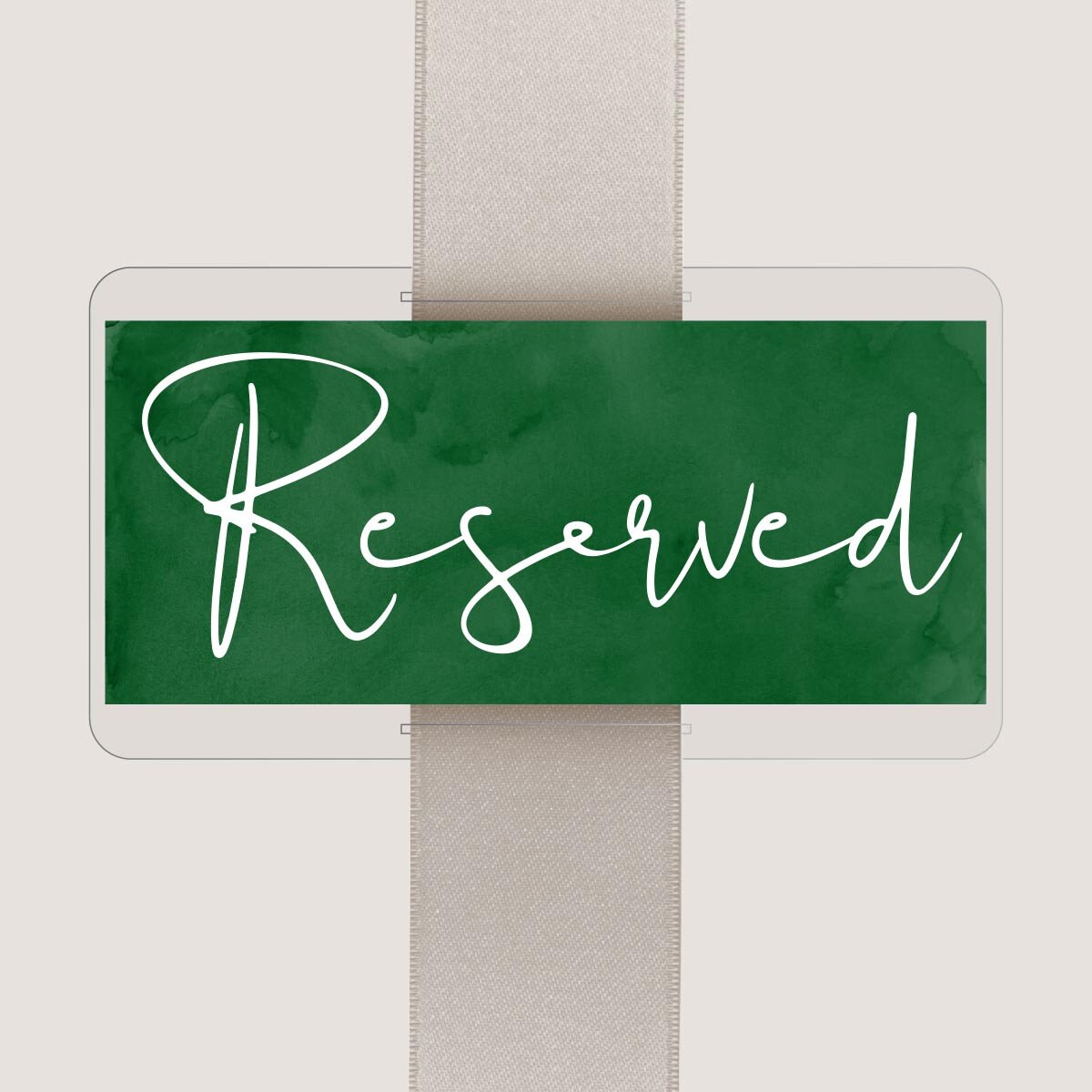 Reserved Seat Sign | Classic Wedding | Watercolor | Colorful | Artsy ...