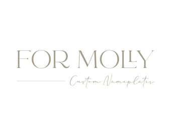 For Molly - Custom White Acrylic Sign