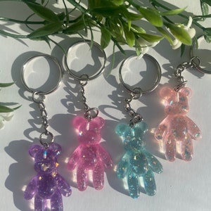 Resin Bear Keychain