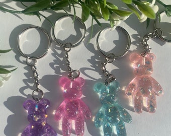 Resin Bear Keychain