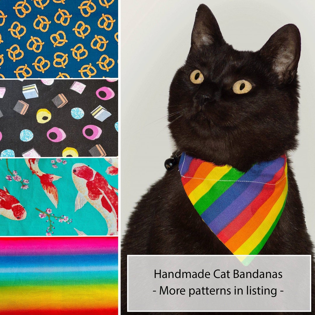 Over Collar Cat Bandana Pride LGBTQ Rainbow Pet Owner Gift Jubilee Pet