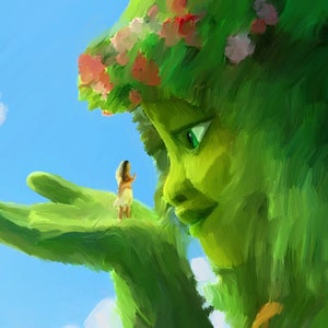 Moana Meets Te-Fiti