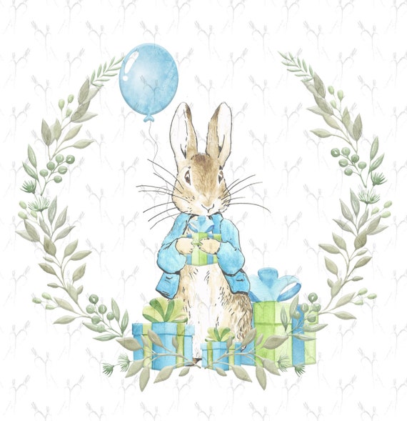 Peter Rabbit Birthday Celebration PNG | Etsy