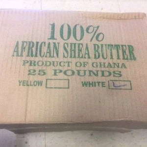 25 lb Box Shea Butter 100 % natural from Ghana