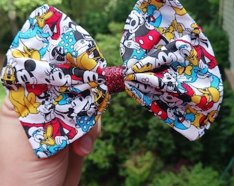 Disney fab five hair bow