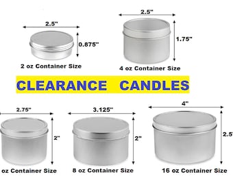 Clearance Candles - Old - Damaged - Discontinued - Read Description Before Purchasing