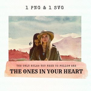 Elsa & Sam 1883 Yellowstone PNG SVG Files No background for shirts, cups, etc. Scale to any size Watercolor Illustration