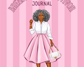 Breast Cancer Survivor Journal | Printable Healing & Reflection Journal | Digital Download | Self-Care Planner for Survivors
