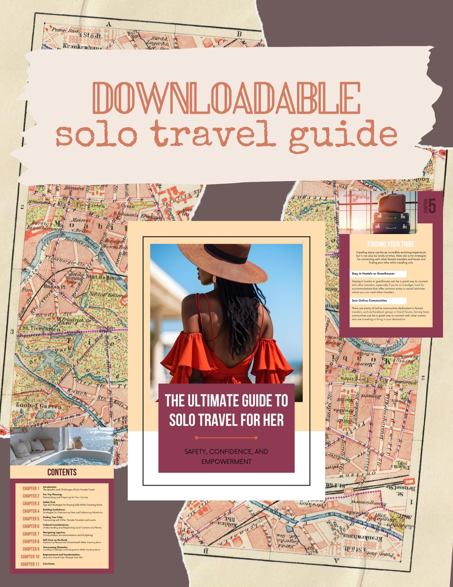 Solo Travel Guide for Her | Digital Download | Empowering & Safe Female ...