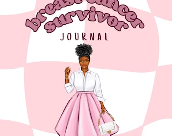 Breast Cancer Survivor Journal | Printable Healing & Reflection Journal | Digital Download | Self-Care Planner for Survivors