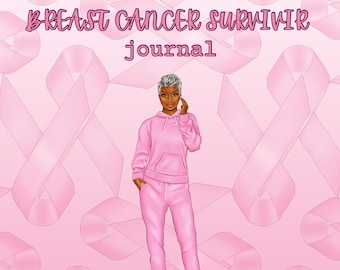 Breast Cancer Survivor Journal | Printable Healing & Reflection Journal | Digital Download | Self-Care Planner for Survivors