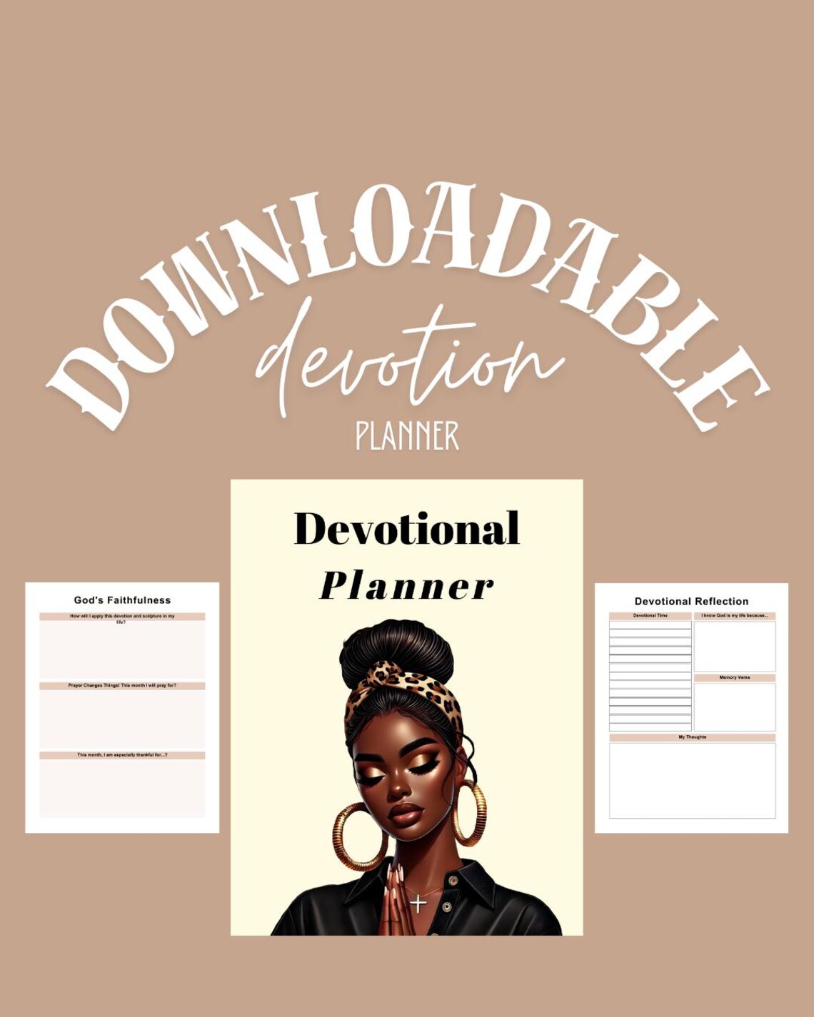 Digital Devotional Planner | Printable Daily Prayer & Bible Study ...