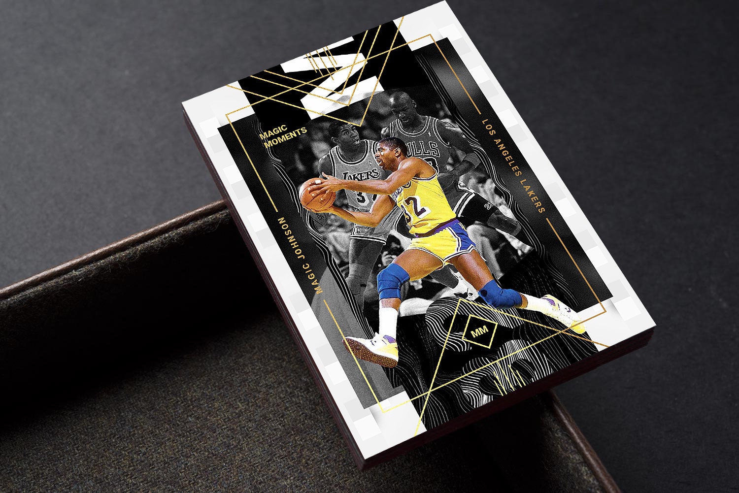 1991-92 NBA Hoops Magic Johnson Milestones Assists #316 Los
