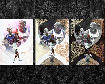 Dream Line Michael Jordan Washington Wizzards Unbranded NBA Basketball Prism Card Full Set with 3D AR Function