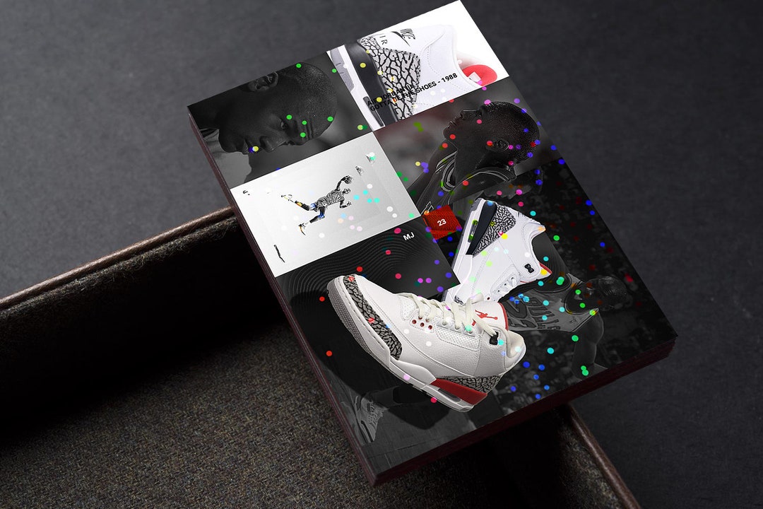 jordan shoe number card