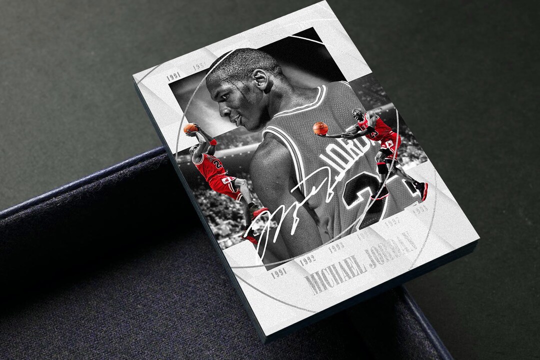 michael jordan chicago bulls nba hoops card